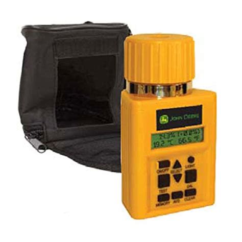 medidor de umidade de grão jonh deere|John Deere Moisture Check Plus Grain Moisture Tester SW08120.